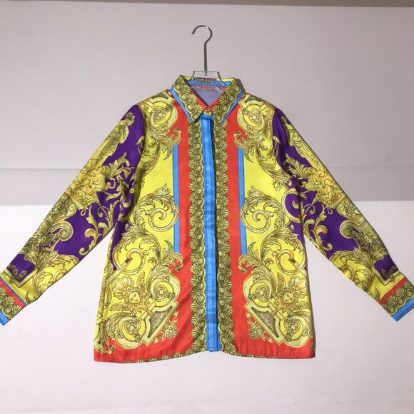 Versace Baroque Print Shirt - Picture 1 of 6
